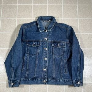 Vintage Bill Blass Jeanswear Denim Jacket Women's Size Medium Trucker Western